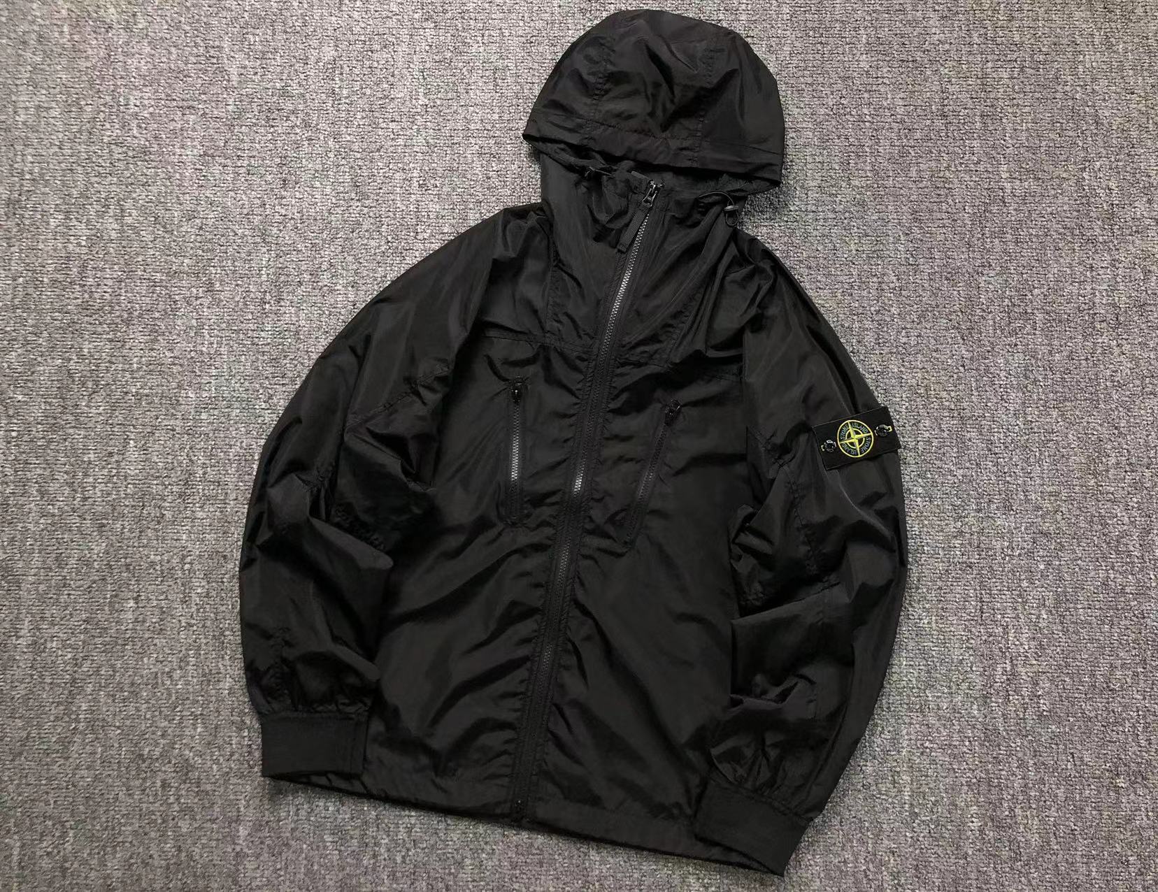 Stone Island Jacket (Black and Olive Green)