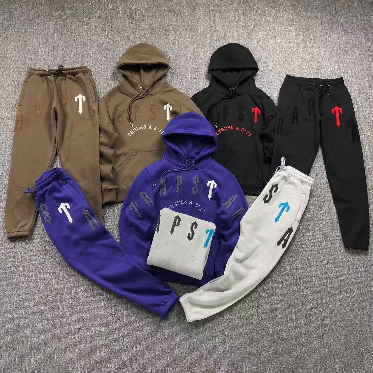 Trapstar Glowing Letter Hoodie and Pants Set