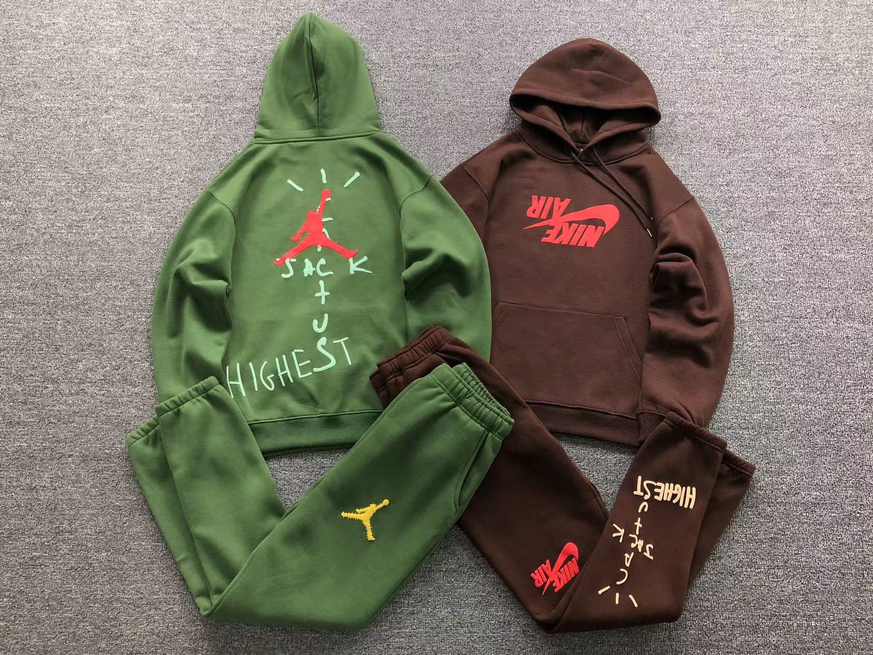 Travis x Nike Cactus Jack Hoodie and Pants Set